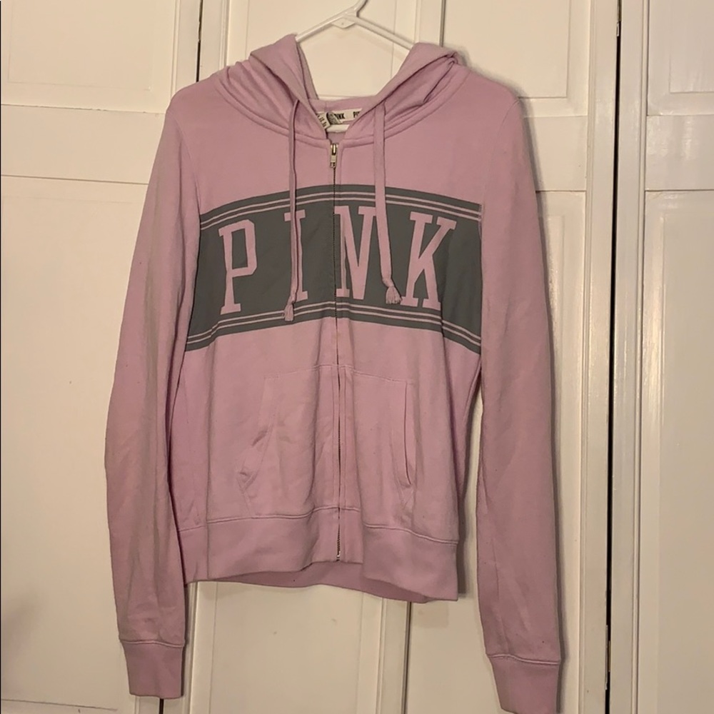 PINK | light purple hoodie